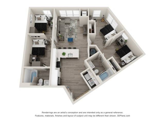 Laurel (Shared) Floor plan
